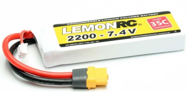 15719 LiPo Akku LEMONRC 2200 - 7.4V (35C)